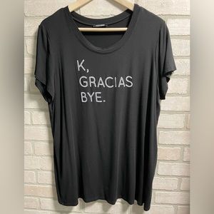 Fashion nova black T-shirt